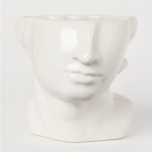 NWT Statue of David Ceramic Face Planter